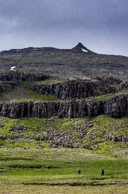 Foto Paisagem natureza grama rock