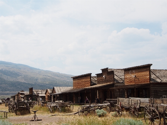 Landscape outdoor mountain cart Photo