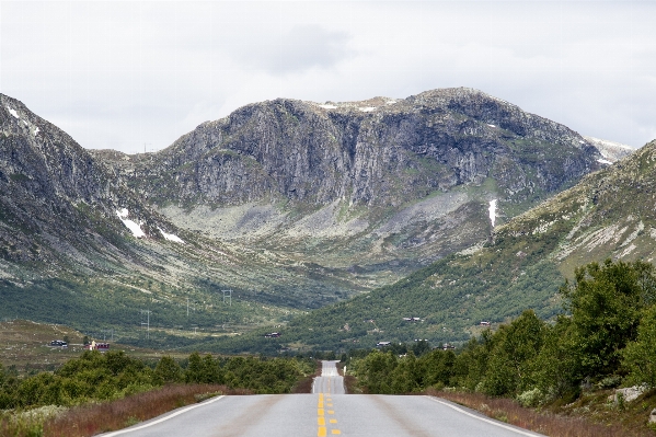 Rock mountain road field Photo