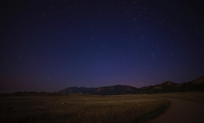 Horizon sky field night Photo