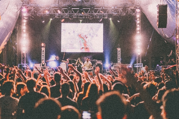 Musik menschen menge konzert Foto