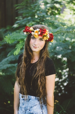 Girl woman hair photography Photo