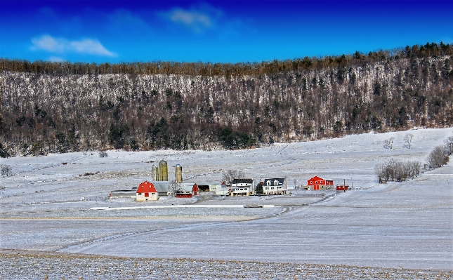 Landscape mountain snow winter Photo