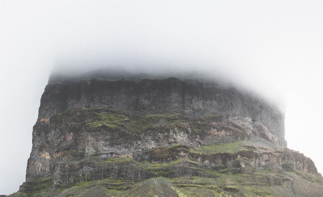 Foto Bosque rock montaña nube