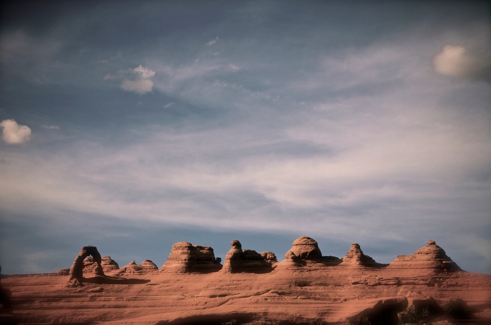 Landscape sea rock horizon