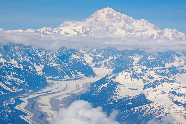 Mountain snow winter cloud Photo