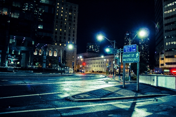 Pedestrian road skyline traffic Photo