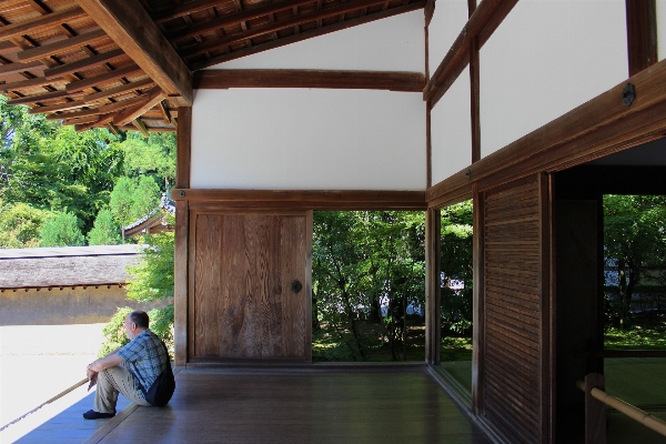 Architecture deck wood villa Photo