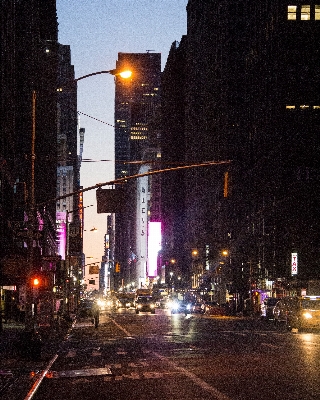 Light road skyline traffic Photo