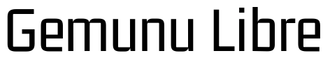 Gemunu Libre Font