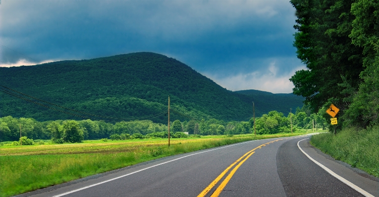 Landscape mountain sky road Photo