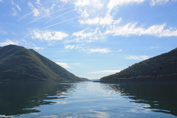 Sea water ocean mountain Photo