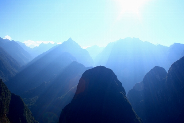 Landscape nature mountain sunrise Photo