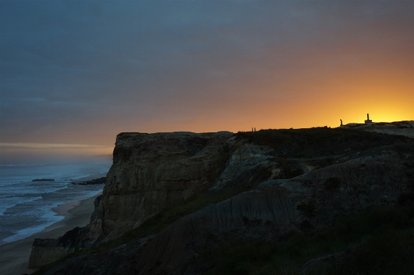 Sea coast outdoor rock Photo