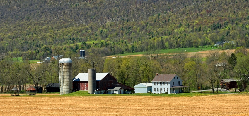 Landscape mountain sky field Photo