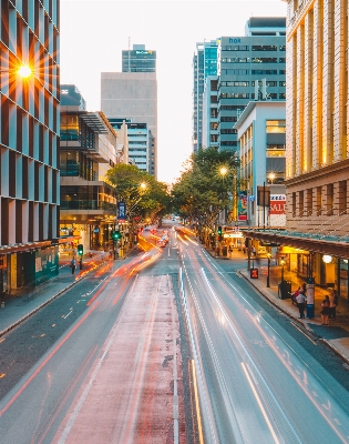 Pedestrian road skyline traffic Photo