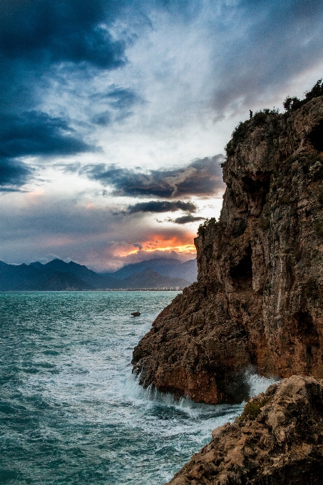 Praia paisagem mar costa