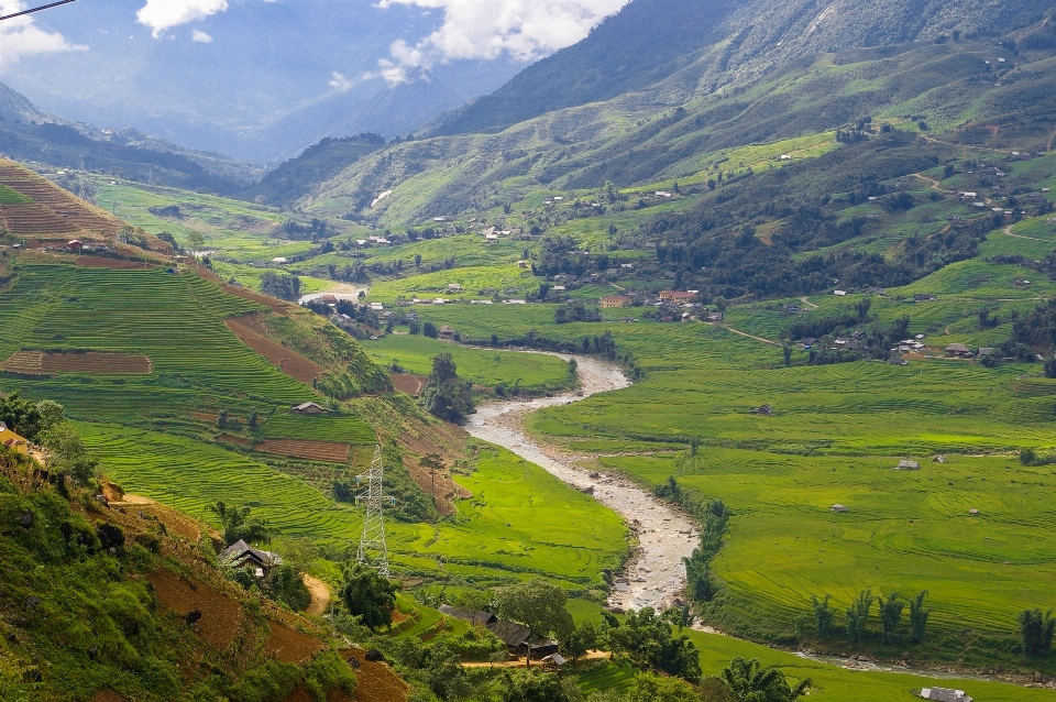 Lanskap gunung padang rumput
 bukit