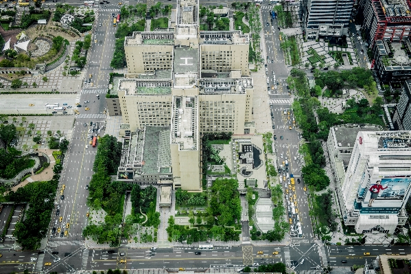 Horizont gebäude stadt wolkenkratzer Foto