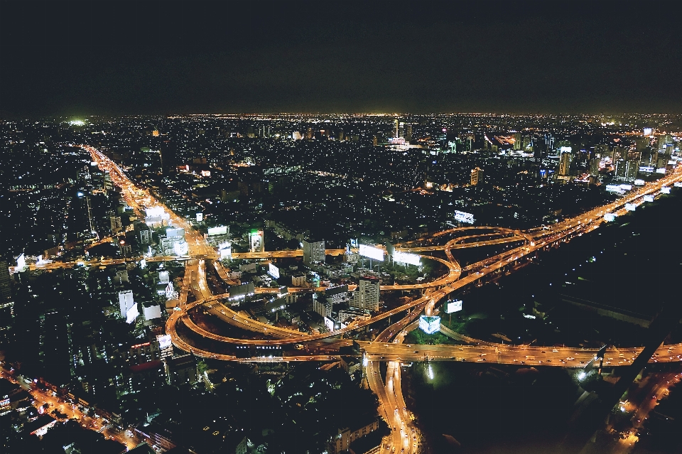 Licht struktur horizont nacht