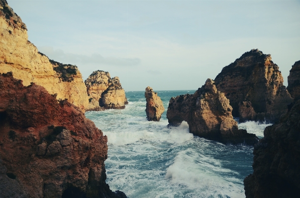 Sea coast rock ocean Photo