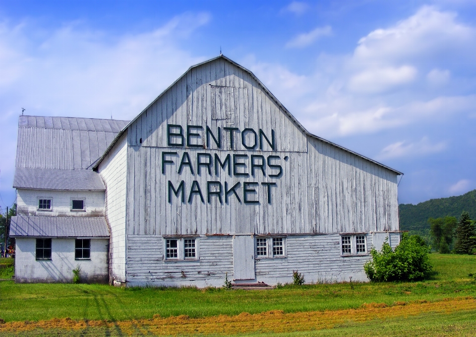 Sky farm building barn