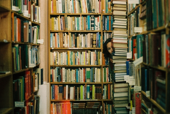 本 建物 家具 図書館 写真