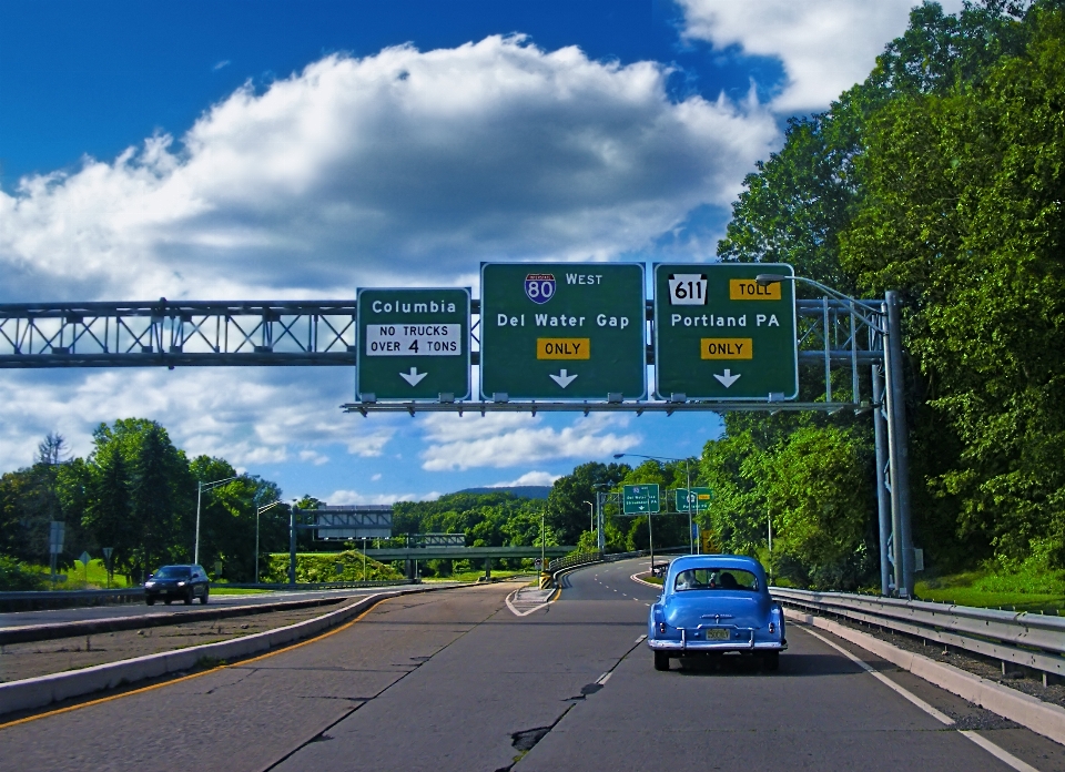 Road highway driving overpass