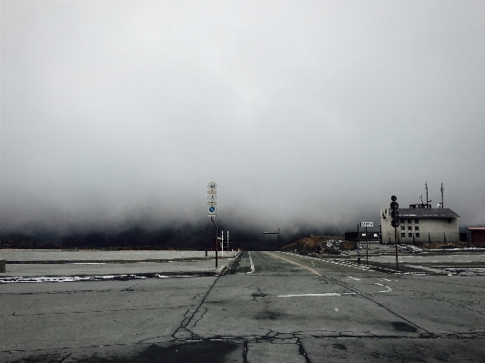 Sea horizon snow cloud Photo