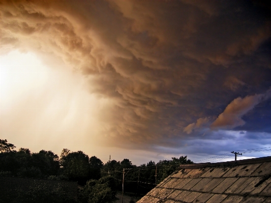 Cloud sky sunset sunlight Photo