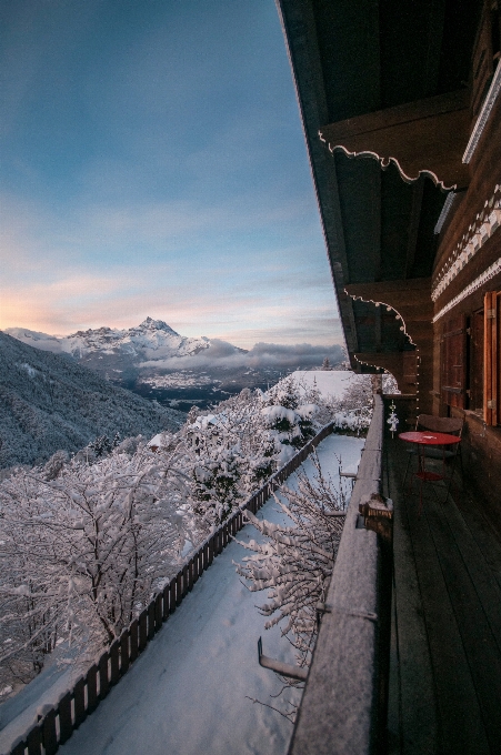 Montagne neige hiver piste