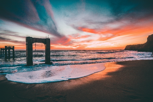 Beach sea coast ocean Photo