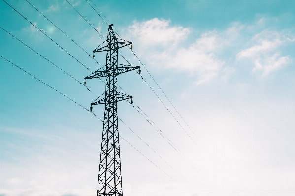 Wind line tower mast Photo