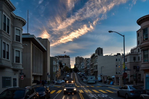 Architecture sky sunset road Photo