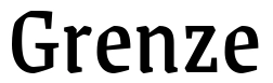 Grenze Font