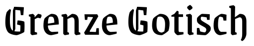 Grenze Gotisch Font