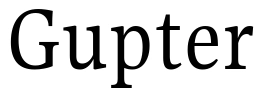 Gupter Font