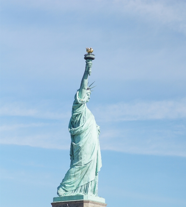 Céu new york monumento estátua