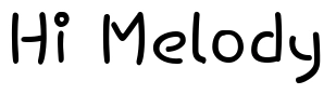 Hi Melody Font