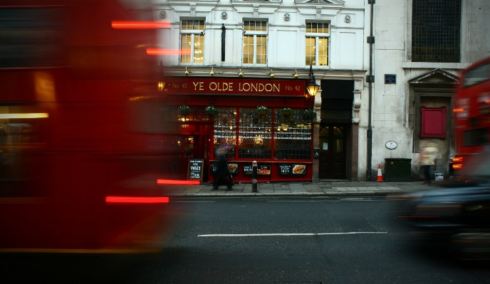 Road street night restaurant Photo