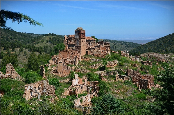 Landscape rock town building Photo