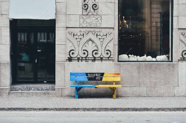 Zdjęcie Architektura droga biały ławka