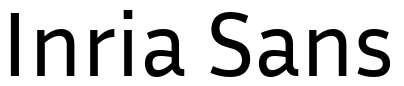 Inria Sans Font