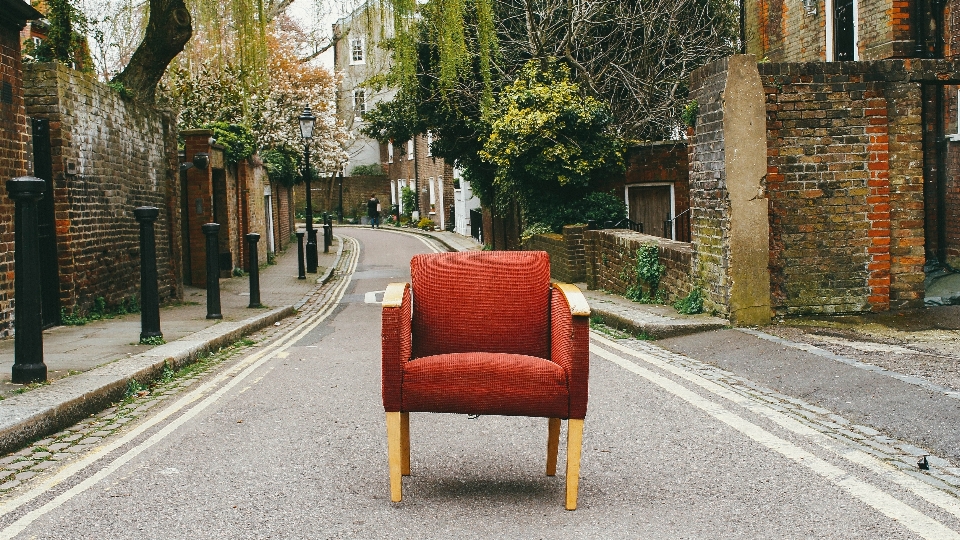 Road street sidewalk chair