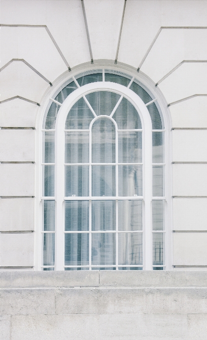 Die architektur weiss fenster glas