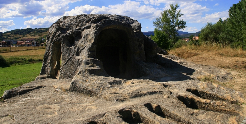 Rock formation arch soil Photo