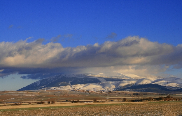 Landscape horizon mountain cloud Photo