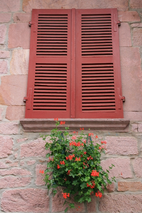 Casa janela parede sacada