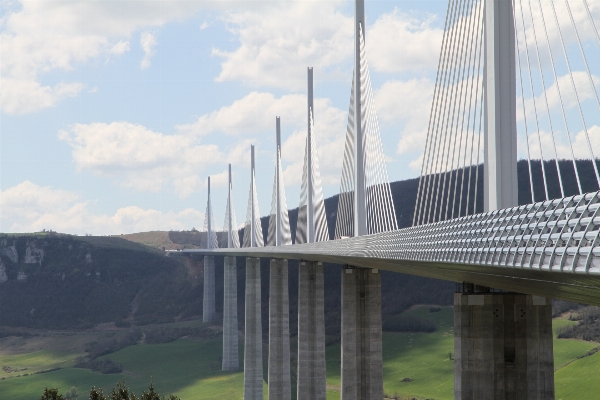 Foto Nube architettura ponte nuvoloso