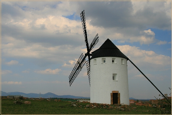 Windmill wind building tower Photo